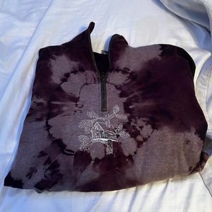 medium tye dye purple treehouse pullover